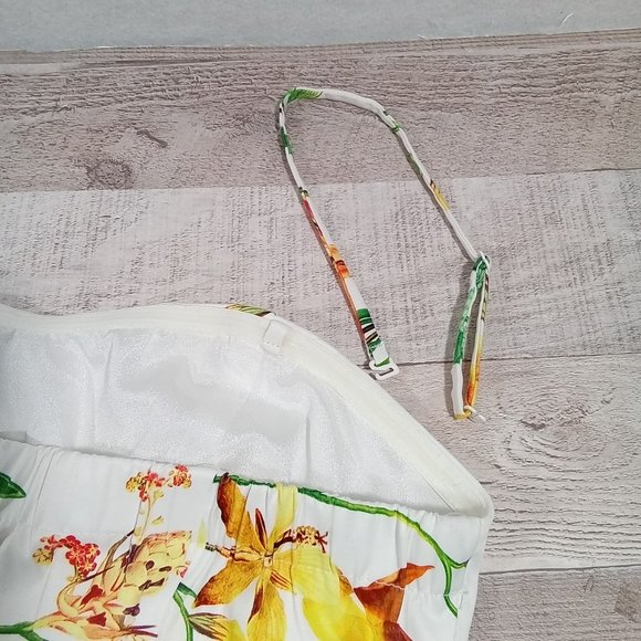 Lulumari Floral Pattern Midi Sundress Size M - Picture 7 of 12